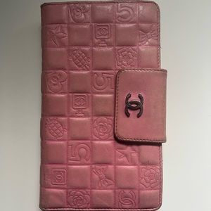 Chanel Icon Line Long Kisslock Wallet